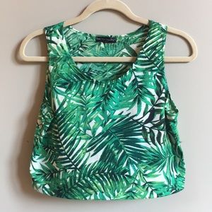 Palm Leaf Crop Top 🌴🌴🌴🌴🌴